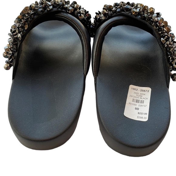 TORY BURCH woman’s black sandals, size 8B NWT - Picture 4 of 6